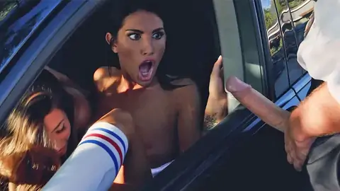 The Cop Displays His Hard-on Two A Duo Of Lezzies