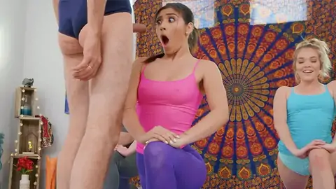 Brooklyn Gray Luvs Yoga Nearly As Much As Hefty Meatpipes