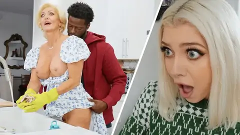 Blondie Gilf Is Poked In The Standing Doggy-fashion