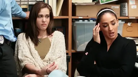 Sheena Ryder And Her Pal Are Disciplined For Stealing