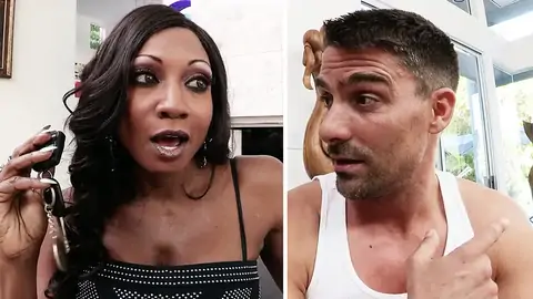 Muscular Lad Is Frigging An Dark-hued Female In The Living Room