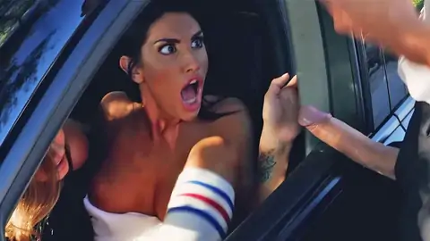 The Cop Flashes His Fuck-stick Two A Duo Of Lesbians