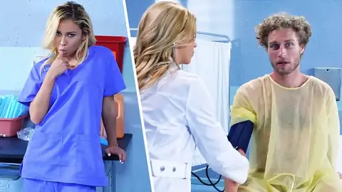 The Cougar Is Astonished While A Teen Is Giving A Palm-job