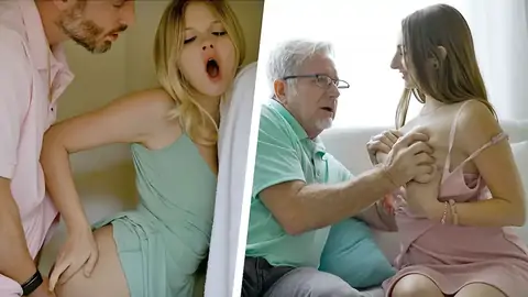 Step Granddad And Stepdad Pummels Teens With Hair Pulling